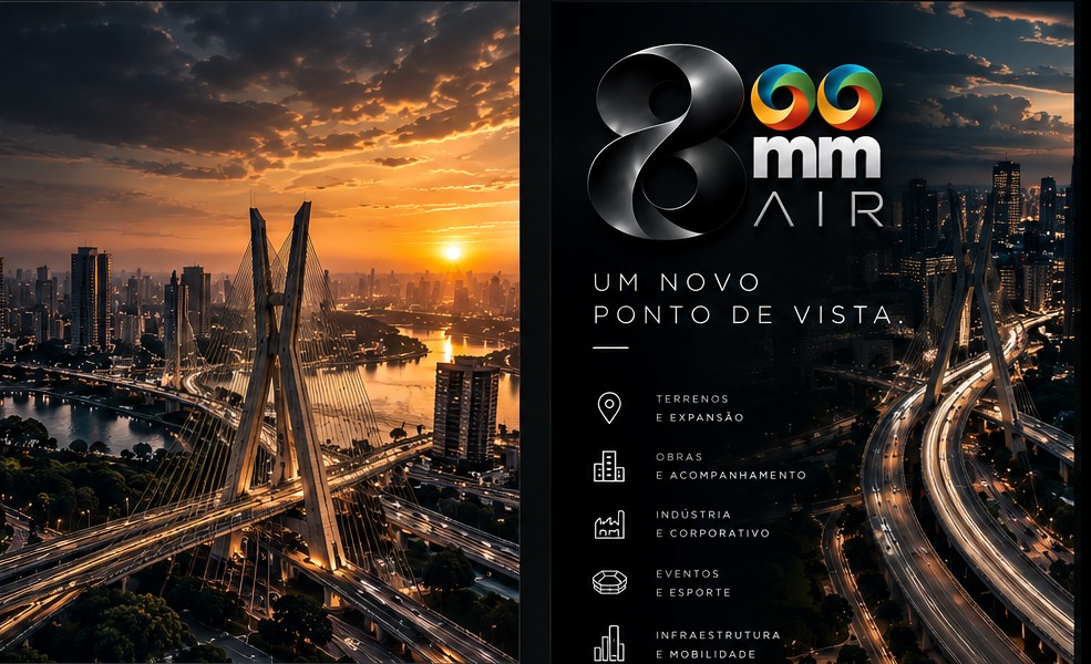 8mm AIR — produção de imagens aéreas